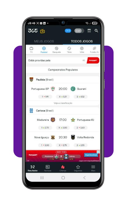Acompanhar os resultados do seu time