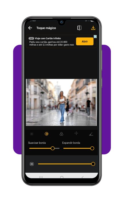 Desfocar fundo da foto