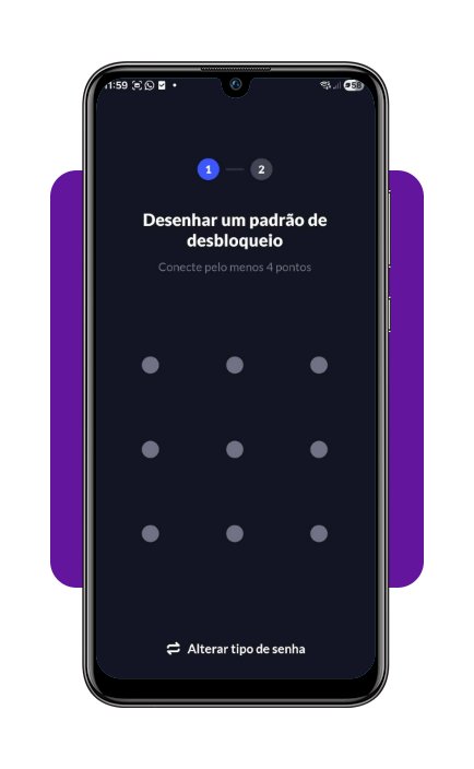 Colocar senha no app de fotos