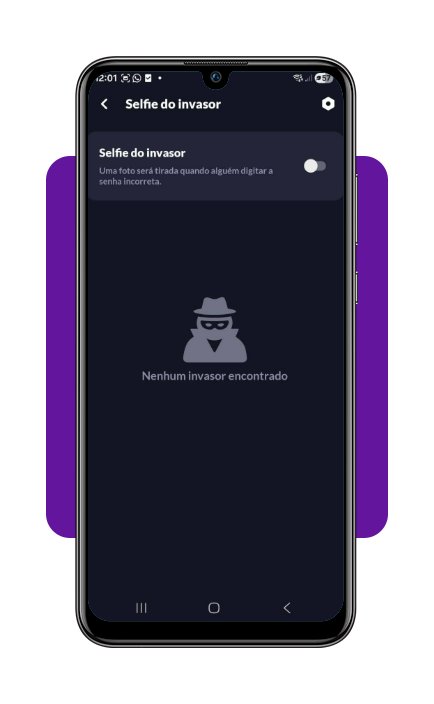 Colocar senha no app de fotos