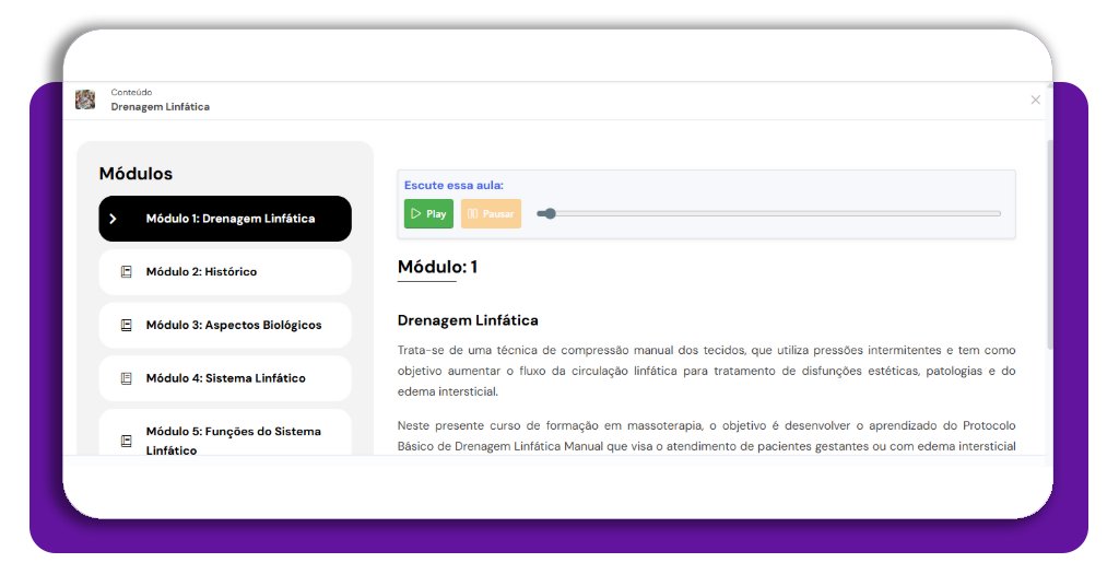 Fazer drenagem linfática
