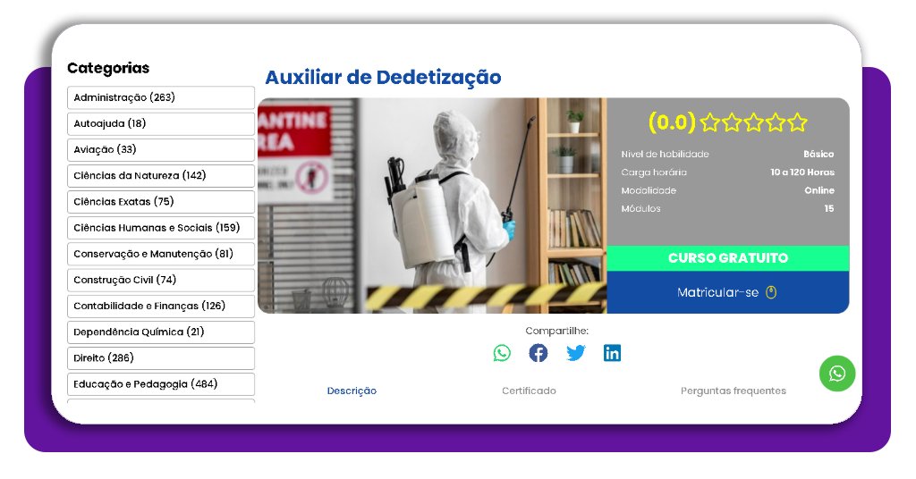Curso de dedetização
