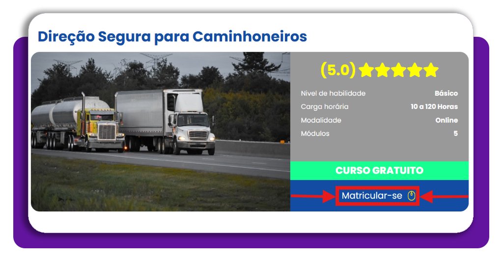 Direção para caminhoneiros online