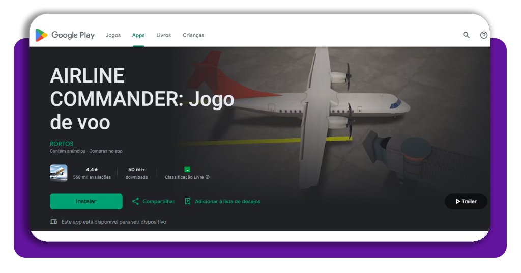 Pilotar avião pelo celular