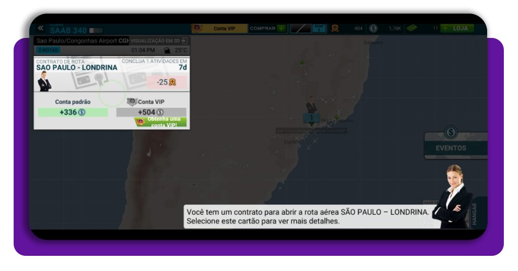 Pilotar avião pelo celular
