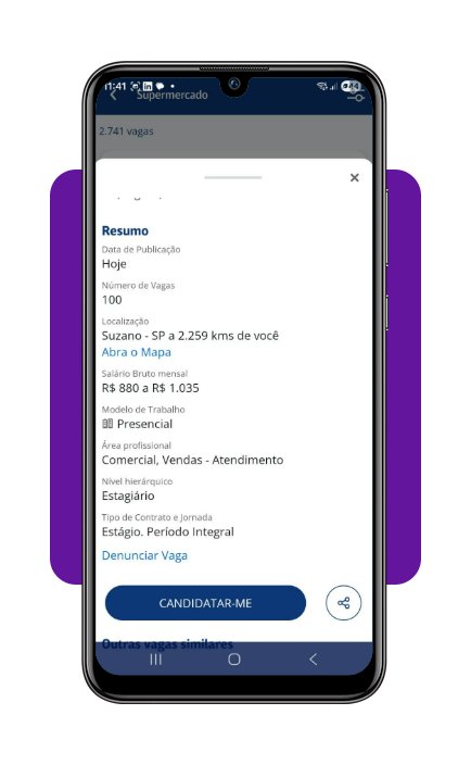 Vagas de emprego em supermercados