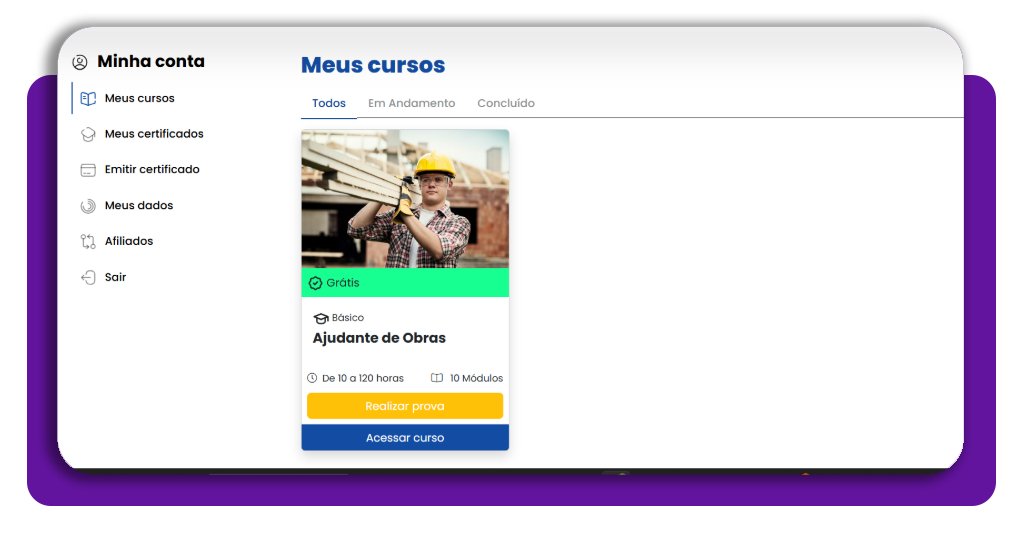 Curso de ajudante de obras