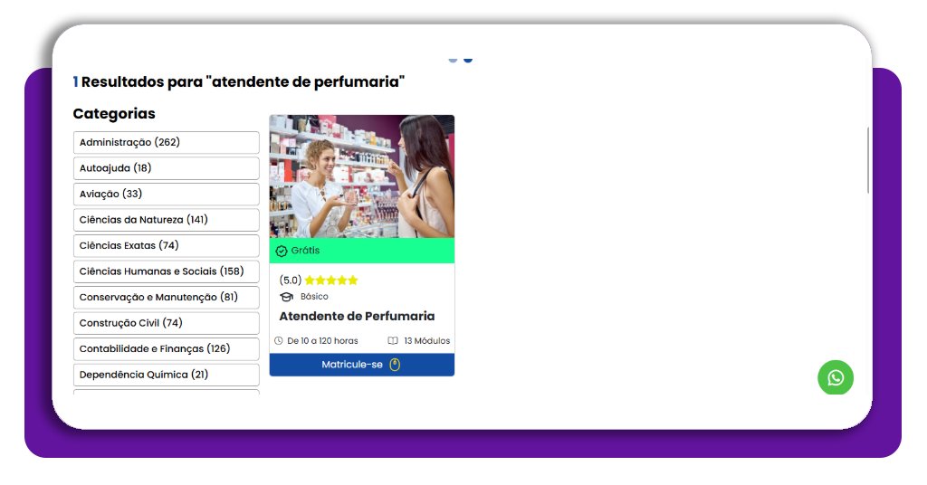 Atendente de perfumaria