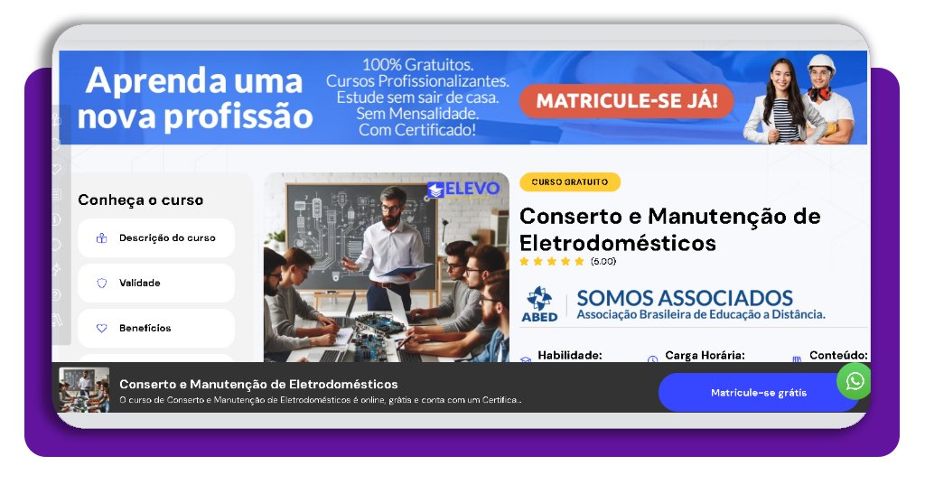 Manutenção de eletrodomésticos