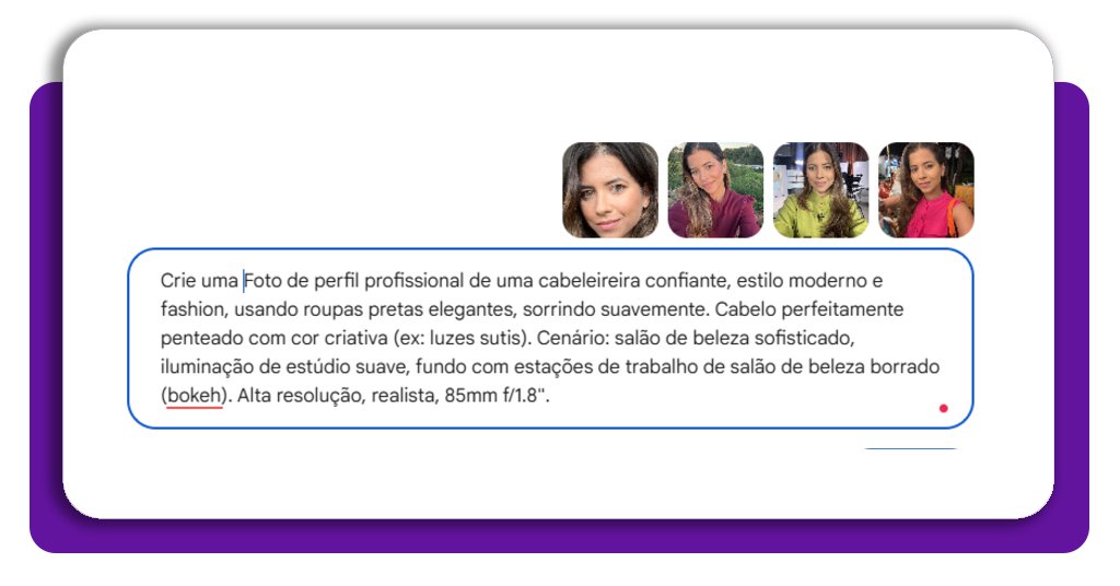 Ensaio fotográfico profissional de cabeleireira