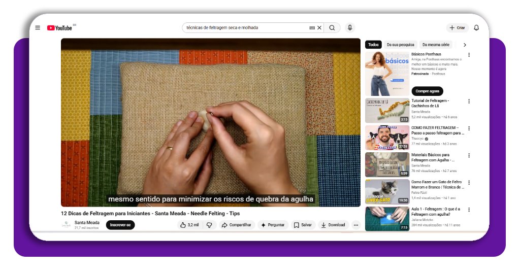 Técnicas de feltragem seca e molhada