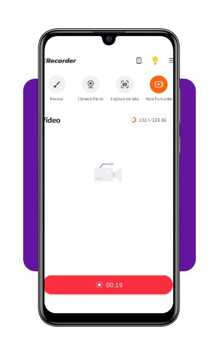Gravar a tela do celular com voz