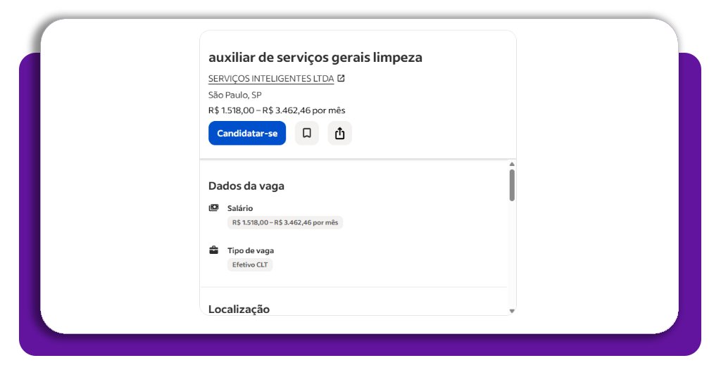 Vagas de auxiliar de limpeza