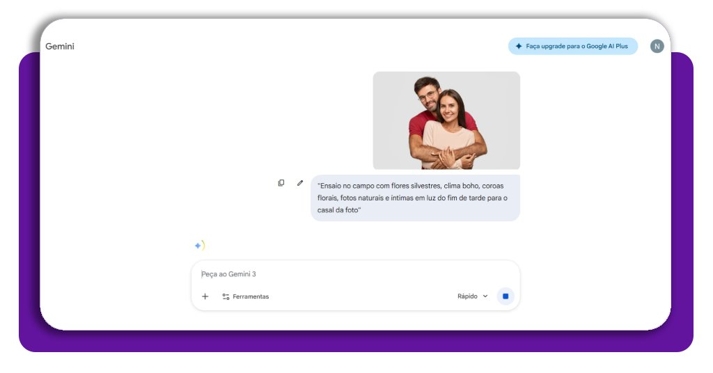 Ensaio fotográfico de casamento