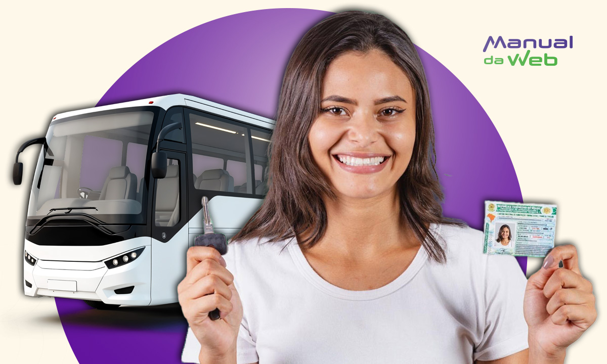 Cadastre-se online para tirar a CNH de ônibus escolar grátis
