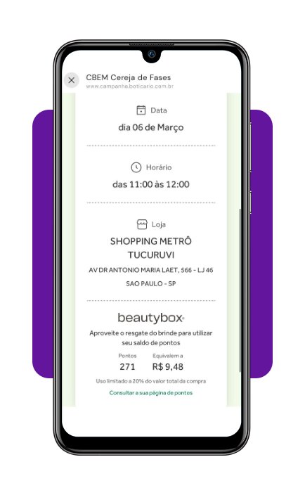 Amostras grátis de perfumes e cremes