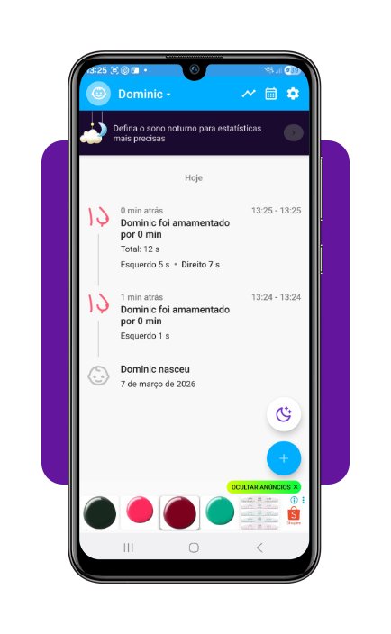 Amamentação de bebê recém-nascido