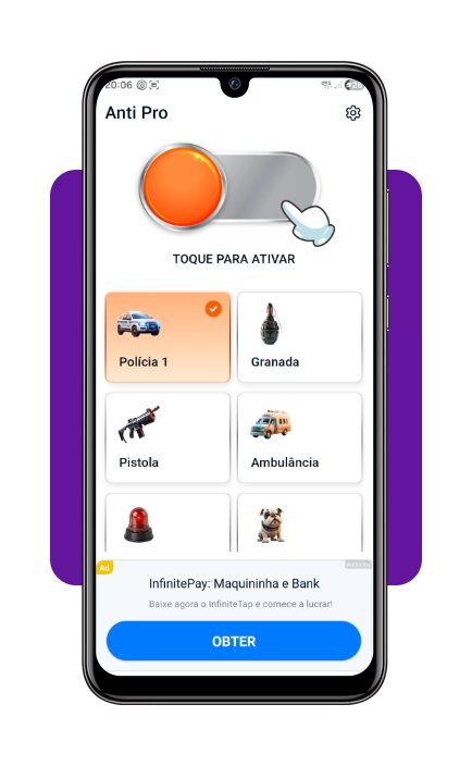 App antirroubo celular corpo 2
