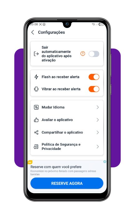 App antirroubo celular corpo 4