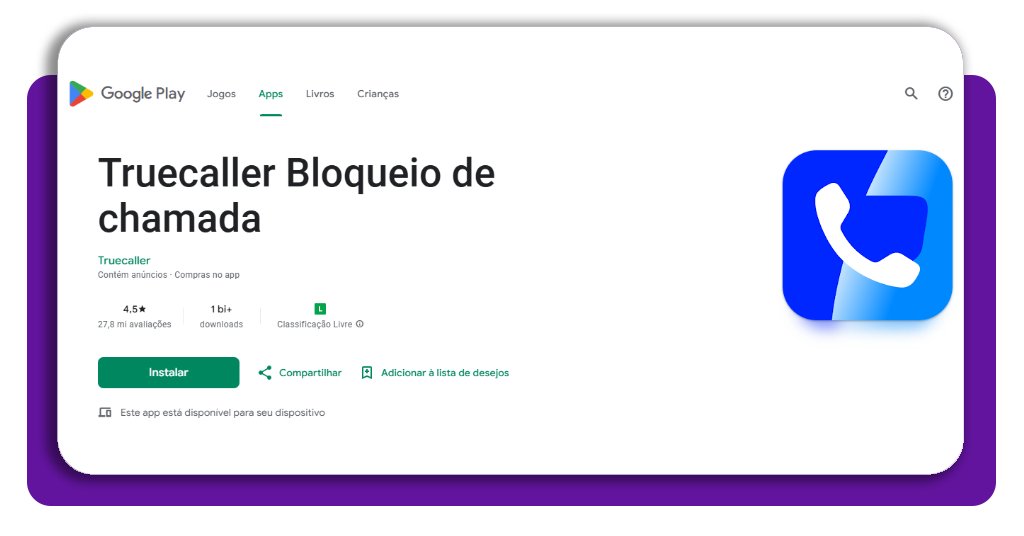 Bloquear ligações de cobrança