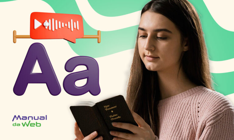 Bíblia com letra grande e áudio