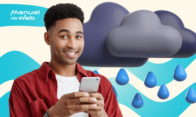 Alertas de chuva forte e raios