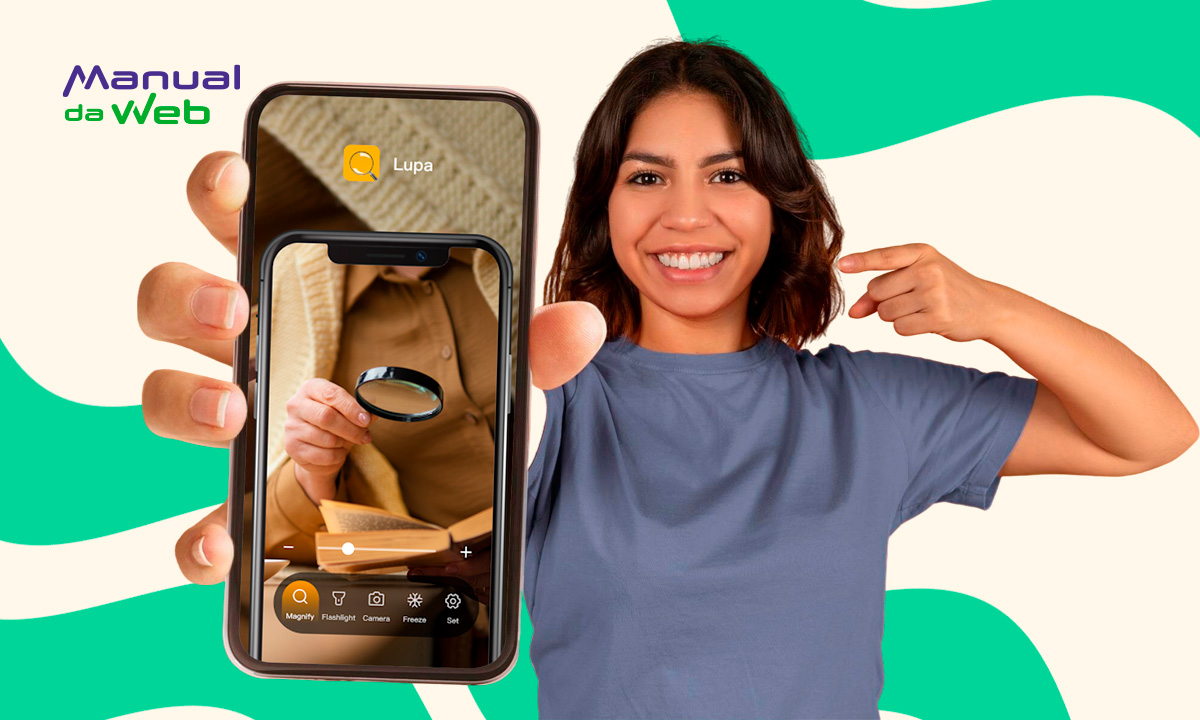 Transforme o celular em uma lupa para ler letras de embalagem