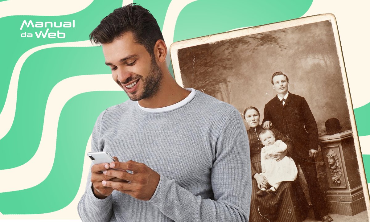 IA para restaurar e colorir fotos antigas de família em segundos