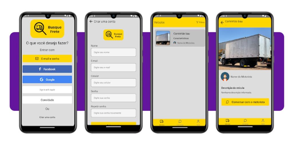 Frete para fazer mudança