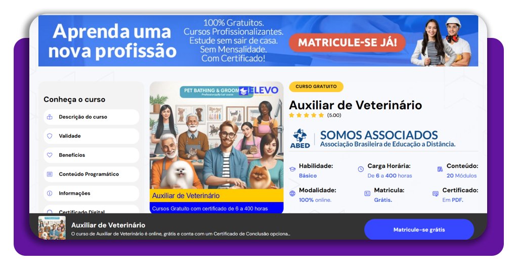 Corpo 1 Curso auxiliar veterinario