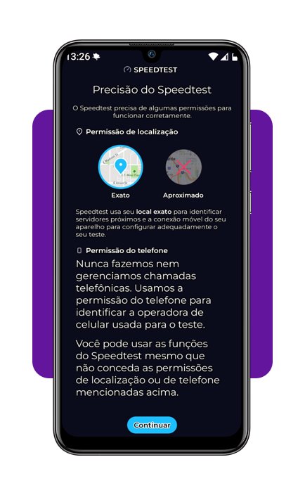 Corpo 1 Teste velocidade internet