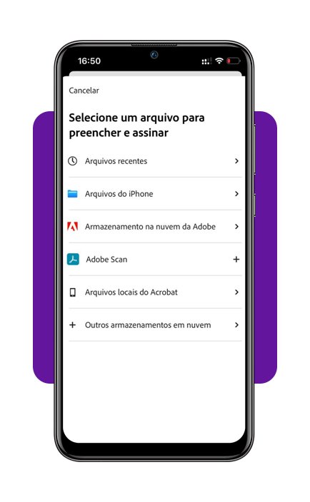 Corpo 2 Assinar documento celular