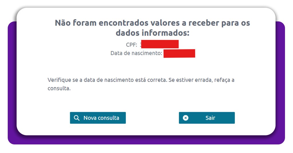 Dinheiro esquecido de pessoas