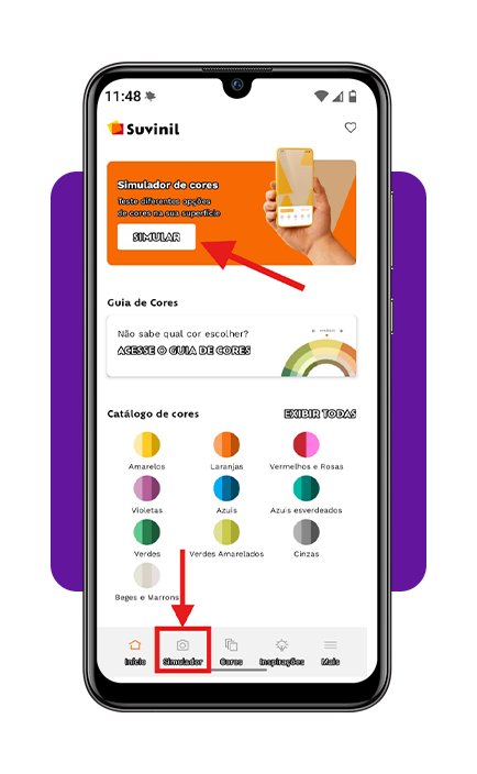 Corpo 2 Simulador de cores app