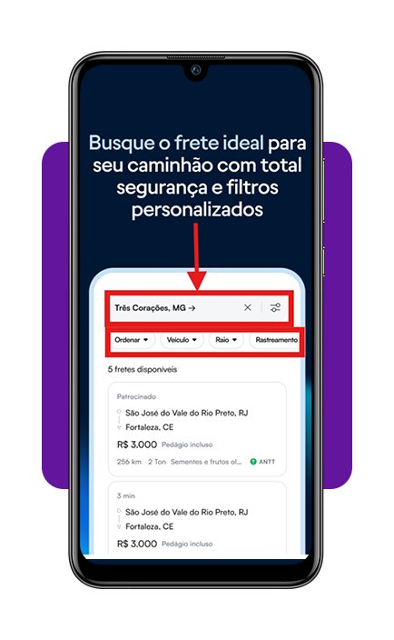 Corpo 3 Vagas caminhoneiro app