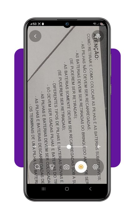 Corpo 4 Lupa ler embalagens