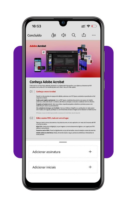 Corpo 5 Assinar documento celular