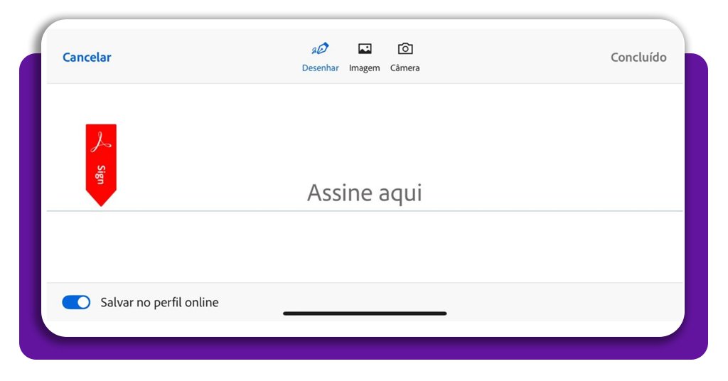 Corpo 6 Assinar documento celular