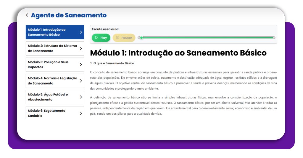 Curso de agente de saneamento grátis: estude de casa pelo celular 4 Curso agente de saneamento corpo 4
