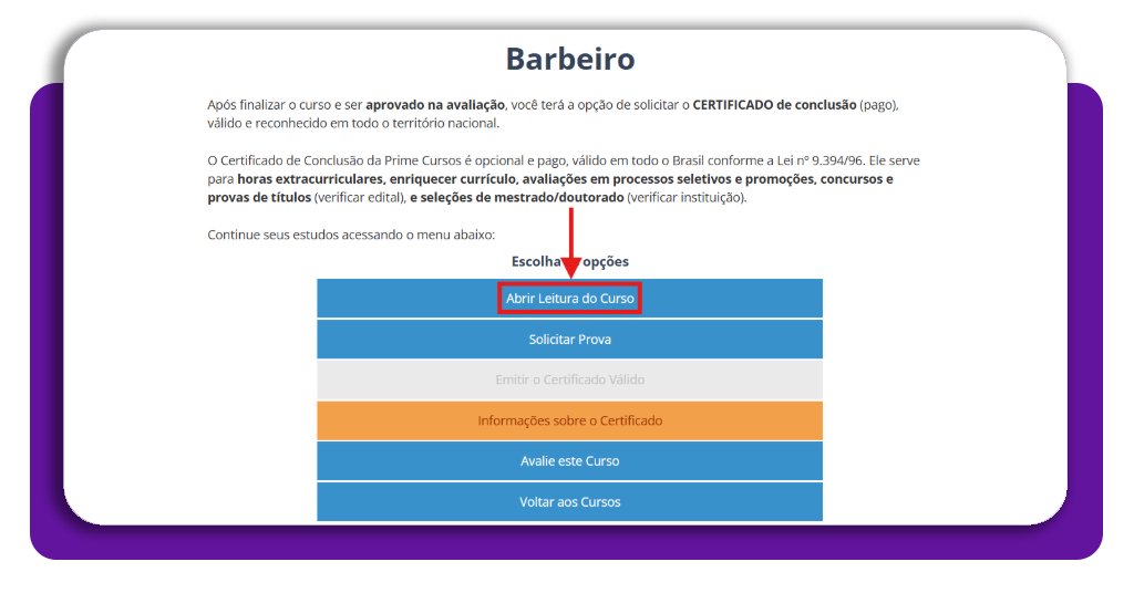 Curso de barbeiro e corte de cabelo
