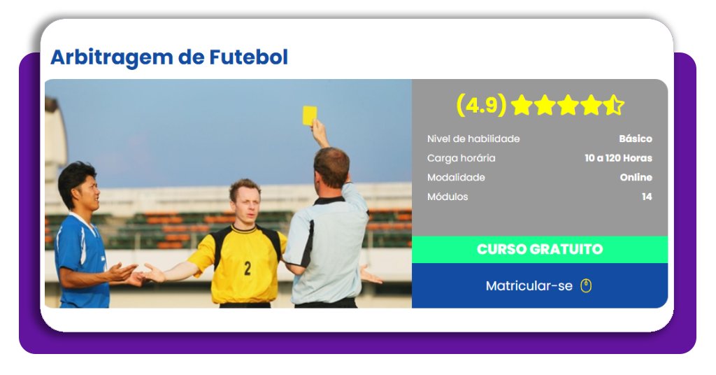 Curso rbitro gr tis corpo 2