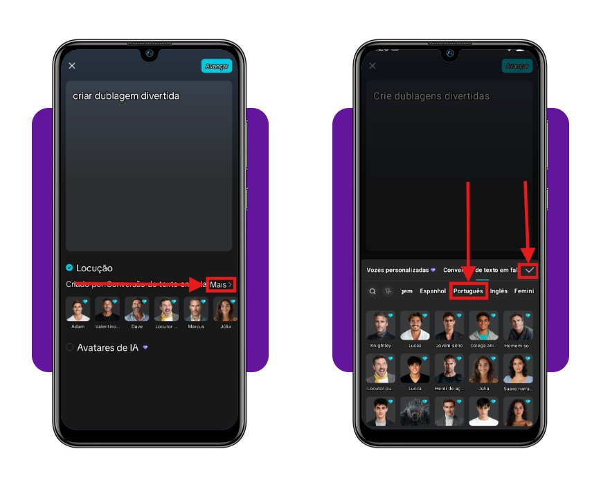 Aplicativo gratuito para criar vídeos com dublagens divertidas 4 Dublar v deos app corpo 3