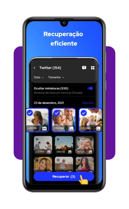Como recuperar fotos e vídeos apagados do celular em 1 minuto 3 Fotos v deos apagados corpo 2