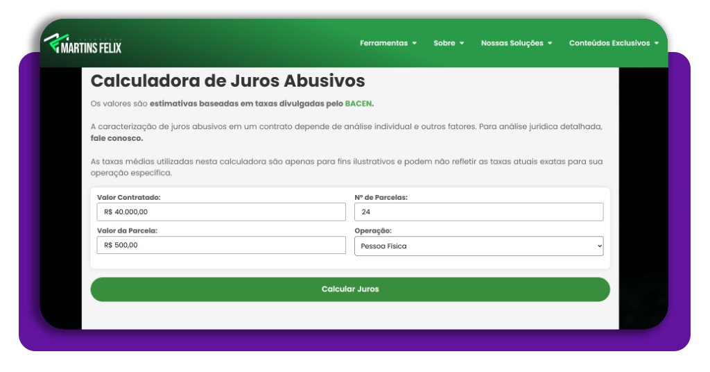 Juros abusivos moto corpo 2