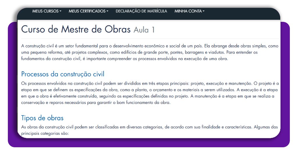 Manual do mestre de obras: acesse gratuitamente no seu celular 3 Manual do mestre de obras