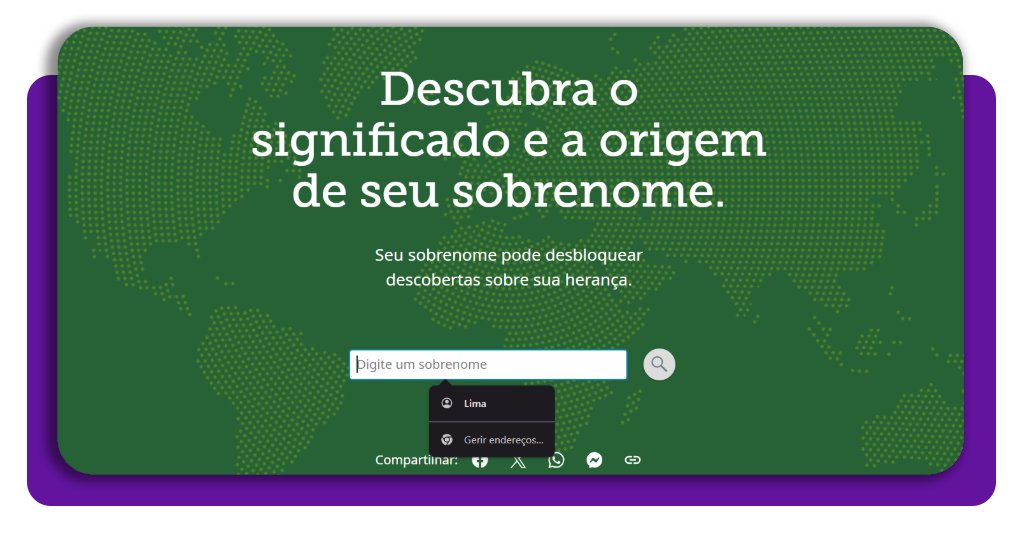 Buscador sobrenome gratis corpo 1