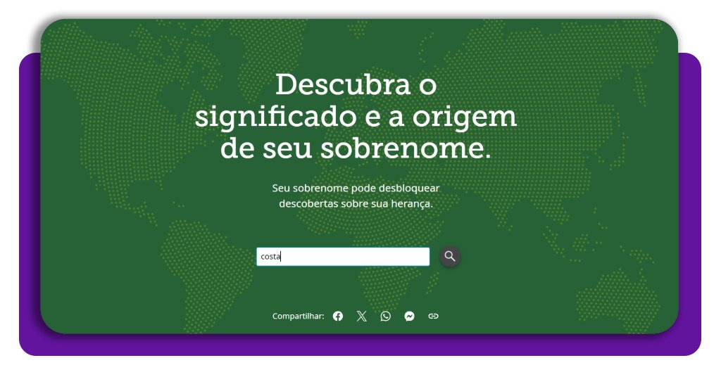 Buscador sobrenome gratis corpo 2