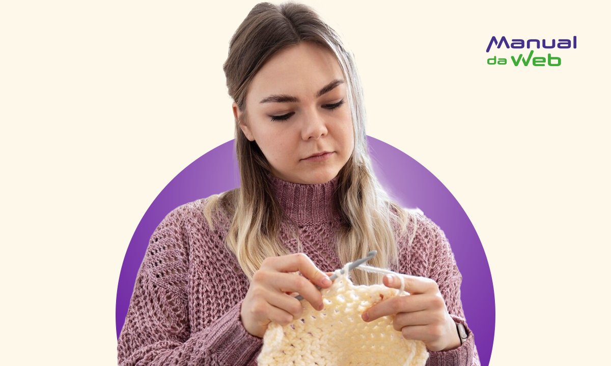 Manual de crochê: acesse grátis a apostila digital pelo celular