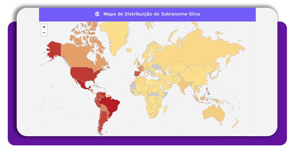 Corpo 3 Mapa de sobrenomes