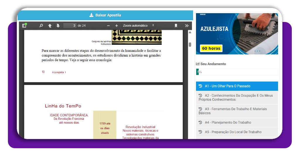 Curso de assentador de azulejo: aprenda online 100% grátis 5 Curso azulejista gr tis corpo 5
